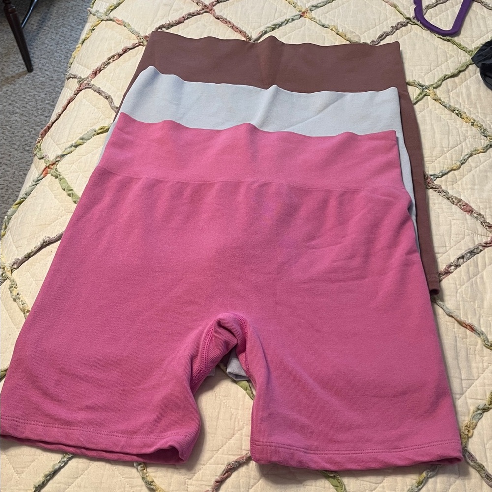 Women's Mauve Shorts maternity and postpartum (set of 3)